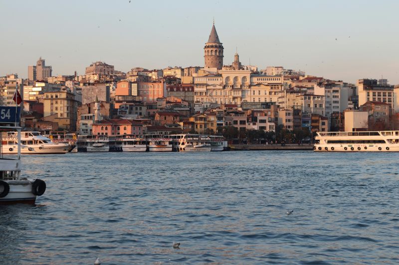 Istanbul vanaf de bosporus